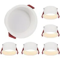 ZMH LED Einbaustrahler 5er Set 5W Einbauleuchten Spots für Wohnzimmer Küche, LED fest integriert