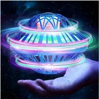 Ophy Spielball Magischer 360° Fliegender Ball mit LED – langlebige Hover-Drohne, einfache Steuerung, ideales Geschenk für Kinder von 6–12 Jahren