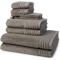 Vossen Handtuch Set Vienna Style Supersoft, Frottee (Spar-Set, 8-St), 2 X Wasch- 2 X Gäste- 2 X Dusch- 2 X Handtuch im Set - Baumwolle