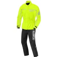 FC-Moto Regenjacke Urban Rain Kit 2-Teiler Motorrad Regenkombi Wasserdicht reflektierende