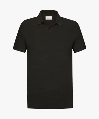 Profuomo - Dunkelbraunes Luxury Basic Polo dunkelbraun - Gr. - M