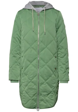 Street One - Jacke mit abnehmbarer Kapuze mint breeze - Gr. - 36