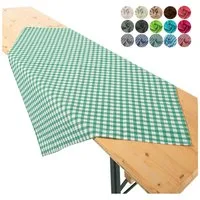 heimtexland Tischdecke Biertischdecke Garten Tischdeko Bierzeltgarnitur (Einzeln 1-tlg, Typ861), Mitteldecke 90 x 90 cm