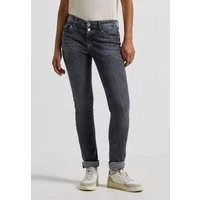 STREET ONE Comfort-fit-Jeans in grauer Waschung