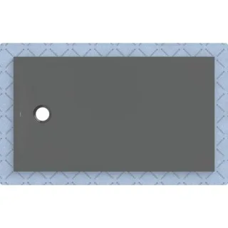 Geberit CleanFloor30 Duschfläche integriert, mit Dichtvlies, graphit: 140x80cm,, 551007DM1 551007DM1