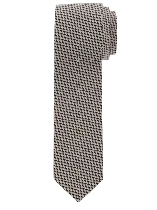 OLYMP - OLYMP Krawatte taupe - Gr. - OS