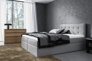 Boxspringbett Schlafzimmerbett VIDE 180x200cm inkl.Bettkasten