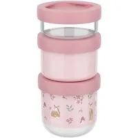 Mepal Kinderbesteck Mepal Mio 550 ml Snackbox stapelbar 3-teilig - Fairy Garden