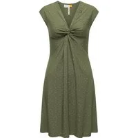 Ragwear Wickelkleid Comfrey stylisches Sommerkleid mit tiefem V-Ausschnitt