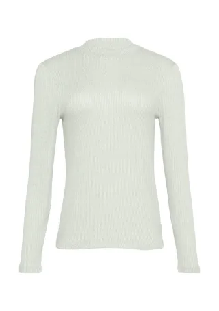 Q/S designed by - Slim-Fit T-Shirt weiß - Gr. - M