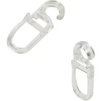 Liedeco Faltenclip, Gardinen, Vorhänge, (Set, 8-St), Faltenlegehaken, für Gardinenringe