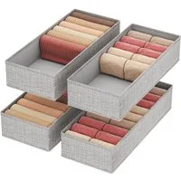 Lifewit Aufbewahrungsdose Schubladen Organizer, Kleiderschrank Organizer, Schrank Organizer und. (4 St)