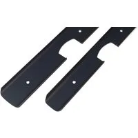 IHC Stuckleiste Abschlussleiste Eckleiste Winkelleisten Arbeitsplatte Leiste Schwarz, Höhe 38mm