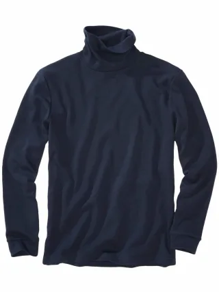 Mey & Edlich Herren Bollwerk-Rolli Blau 80 % Baumwolle (bio), 20 % Wolle