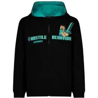 Minecraft Kapuzensweatshirt MINECRAFT Kapuzen Sweatshirtjacke Jungen+Mädchen 6-12Jahre Minecraft Kinder Sweatshirtjacke Pullover