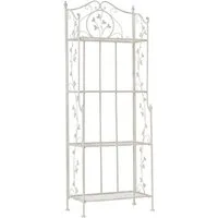 TPFGarden Standregal Aaron - Blumenständer - 4-stöckiges Pflanzenregal, Blumenregal - Pflanzengestell, Pflanzenständer mit den Maßen (HxB xT): 158 x 60 x 33 cm