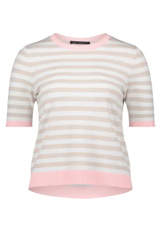 Betty Barclay - Basic-Pullover Patch Beige/Rosé - Gr. - 46