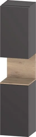 Duravit Qatego Hochschrank Graphit Supermatt 400x360x1760 mm - QA1346R55800000 QA1346R55800000
