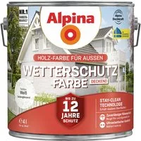 Alpina Wandfarbe Alpina Wetterschutz-Farbe deckend