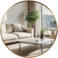 CLP Wandspiegel Elsie, Rund, Modern, 30 / 45 / 60 / 80 cm Metallrahmen