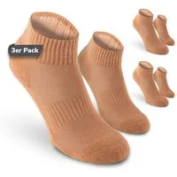 SAFERSOX Kurzsocken Tanzsocken (Set, 3 Paar) ohne Logo, ohne Grip
