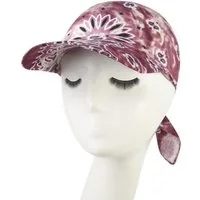 Coonoor Baseball Cap Bandana Cap mit Schleifenbindung Damen,leicht und weich