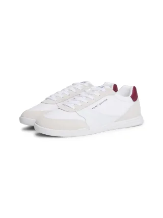 Tommy Hilfiger Sneaker "LOPRO CUP MIX", Freizeitschuh, Halbschuh, Schnürschuh, Kontrastbesatz an der Ferse