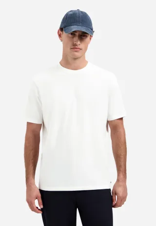 No Excess - T-Shirt Crewneck Solid Basic Stretch white - Gr. - M