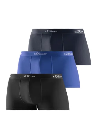 s.Oliver LM s.O Hipster Basic 3x 3x blau sort - Gr. - XL