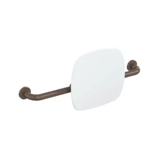 Hewi 801 Rückenstütze 801.51.916184 Wandabstand 150mm, Lehne signalweiß, umbra