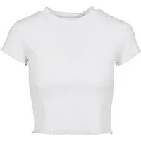 URBAN CLASSICS T-Shirt Urban Classics Damen Ladies Cropped Rib Tee (1-tlg)