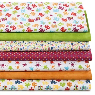 Patchwork- und Quiltpaket "Funny", bunt