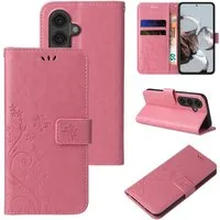 Tec-Expert Handyhülle Cover Tasche Hülle für Samsung Galaxy S26, Klapphülle Case mit Kartenfach Fliphülle aufstellbar, Motiv Blumen