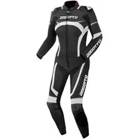 Bogotto Motorradkombi Misano 2-Teiler Damen Motorrad Lederkombi protektoren reflektierende