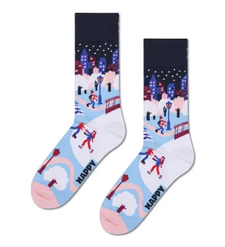 happy socks - Ice Skating In The City Sock Blau - Gr. - 38
