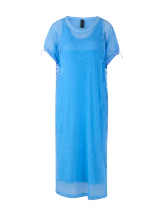 Marc Cain Sports - Kleid in Netz-Optik little boy blue - Gr. - 40