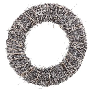 Rebenkranz, grau-natur, ca. 35 cm Ø