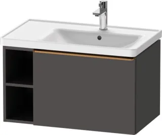 Duravit D-Neo Waschtischunterbau wandhängend Graphit Matt 784x452x440 mm - DE4257004490000 DE4257004490000