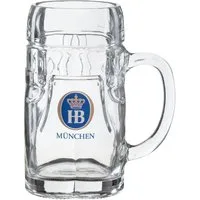 Hofbräuhaus München Bierkrug HB Bierkrug Lederhose, Original Oktoberfest Krug, 1-tlg., robuster Krug, Wiesn-Feeling pur