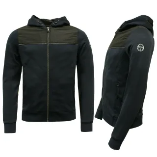 Sergio Tacchini Iraklen Zip Up Mens Track Top Jacke Navy 37680 210 A113E