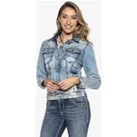 Cipo & Baxx Jeansjacke WJ174 mit Jeansoptik Highlight