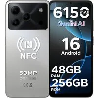 DOOGEE NOTE 56 PLUS Android 16 Handy, 48GB RAM (6 + 42GB)+256GB 6.56" HD+ Smartphone (16,6 cm/6,56 Zoll, 256 GB Speicherplatz, 50 MP Kamera, 50MP AI Kamera, 6150mAh Akku, 90Hz Display, NFC & Fingerabdruck)