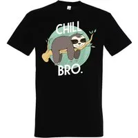 Youth Designz T-Shirt Chill Bro Herren Shirt mit trendigem Faultier Frontprint