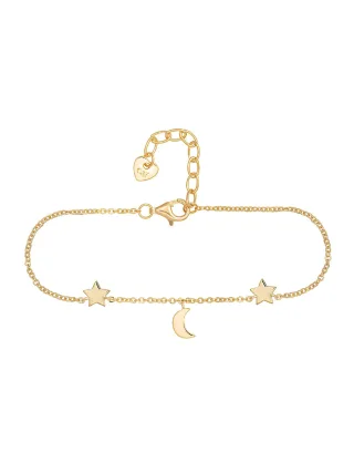 cai Armband 925 Sterling Silber rhodiniert Sterne Mond