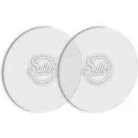 Sallys Tortenplatte - Ganaching Platten 2er Set Rund - Helfer für perfekt glatte Torten, Aus Hochwertigem Polycarbonat