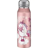 Alfi Isolierflasche KIDS ISO BOTTLE, Edelstahlkörper, spülmaschinenfest, 12h heiß & 24h kalt, Trinköffnung mit konsistentem Trinkfluss