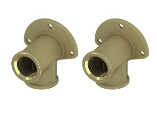 Tece -Wandscheiben Siliziumbronze 2 Wandscheiben 1/2" x 1/2" Innengewinde, 9021032 9021032