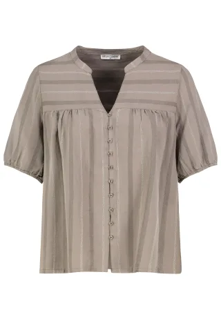 Authentic Style - RE9CIGt1cnphcm0gQmx1c2UgQWxsb3ZlciBQcmludA== structure: light mud brown-ashed brown-n - Gr. - S