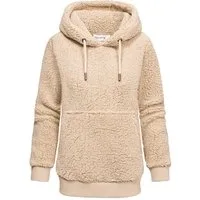 REPUBLIX Kapuzenpullover CHARLIZE Damen Teddy Sweatjacke Plüsch Hoodie Pullover Jacke