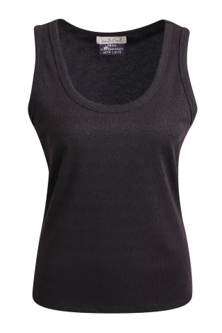 Smith&Soul - Fitted Metallic Rib Tanktop - Gr. - S
